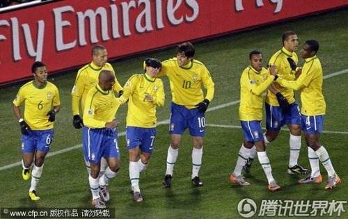 2010年巴西对朝鲜视频录像_2010世界杯巴西21朝鲜_2010世界杯巴西对朝鲜